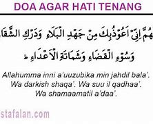 Doa Agar Hati Tenang